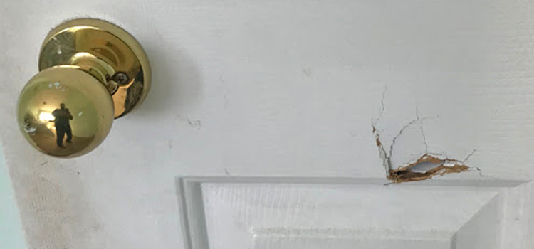 interior door hole repair Los Altos
